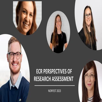 NORFest 2023: Early Career Researcher Panel on Research Assessment