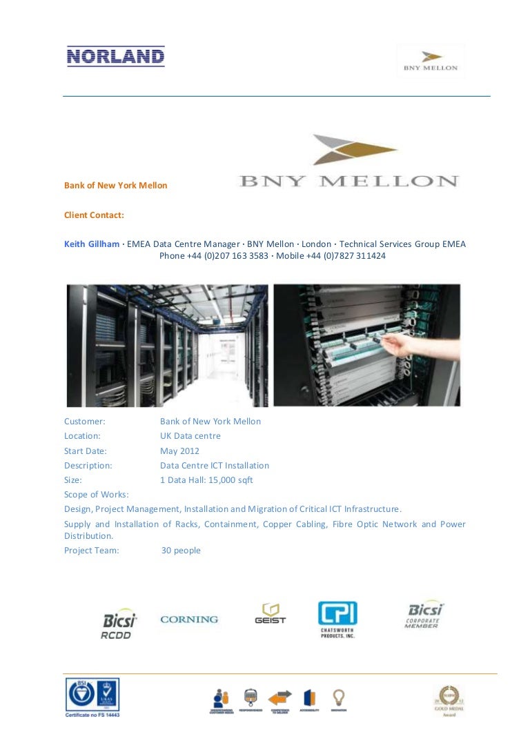 Norland Client References Bnym