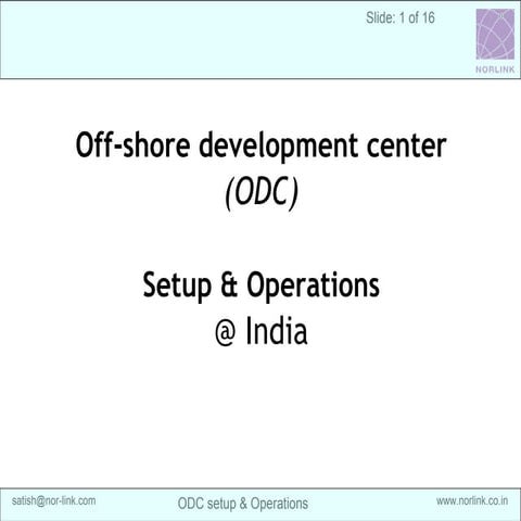 ODC setup services