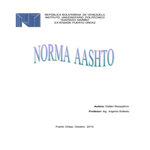 Norma aashto