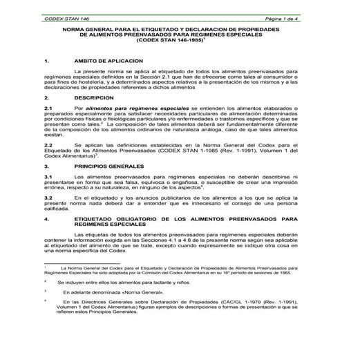 Norma De Etiquetado Anexo