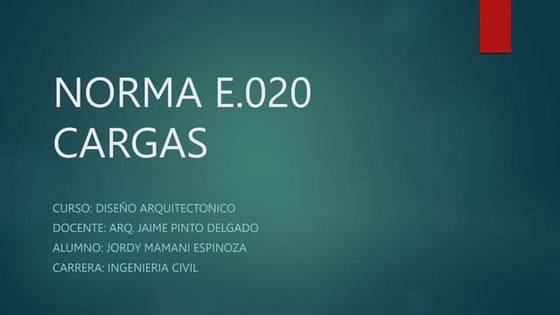 Norma e 020 cargas | PDF