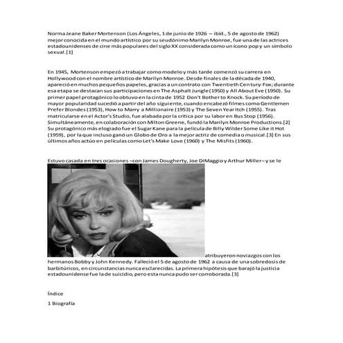 Norma jeane baker mortenson no por dios xd