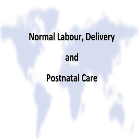 Normal labor   amtsl