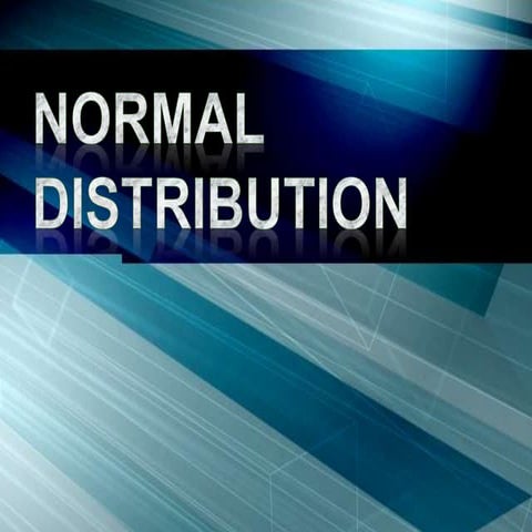 Normal distribution