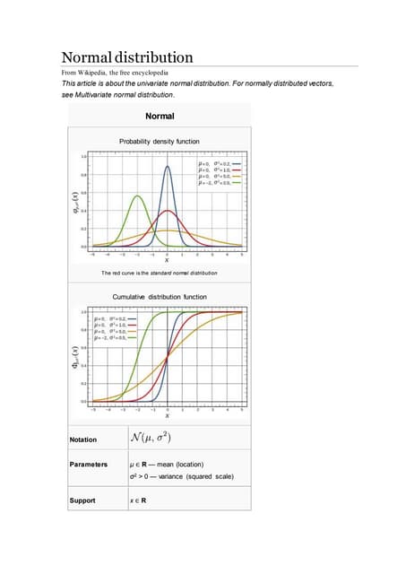 The Standard Normal Distribution | PPT