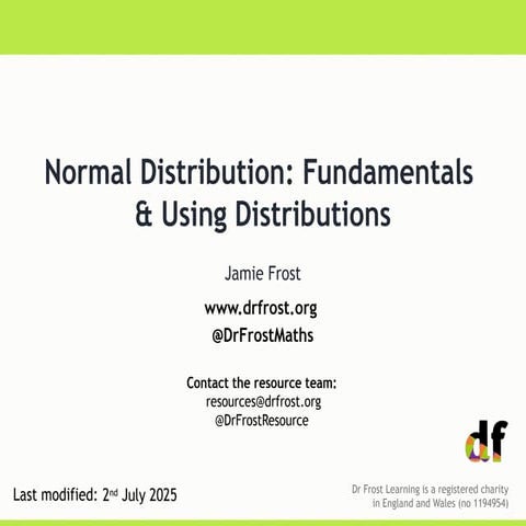 Normal Distribution- Fundamentals and Using Distributions - Lesson.pptx