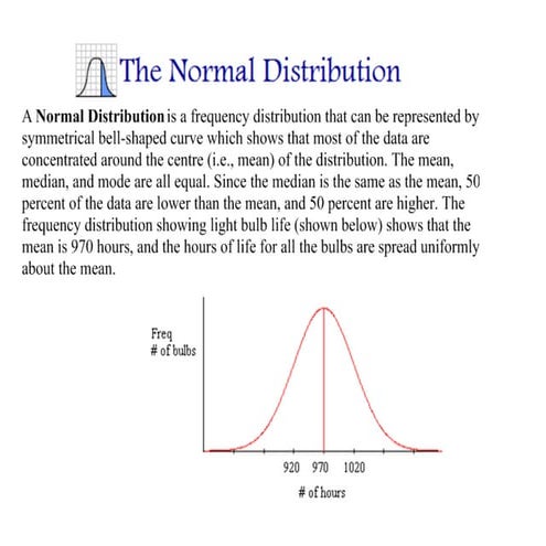 Normal distribution notes | PPT