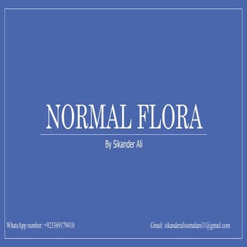 Normal flora