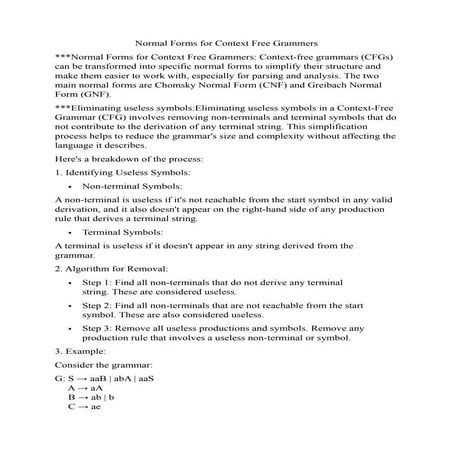 Normal Forms for Context Free Grammers.docx