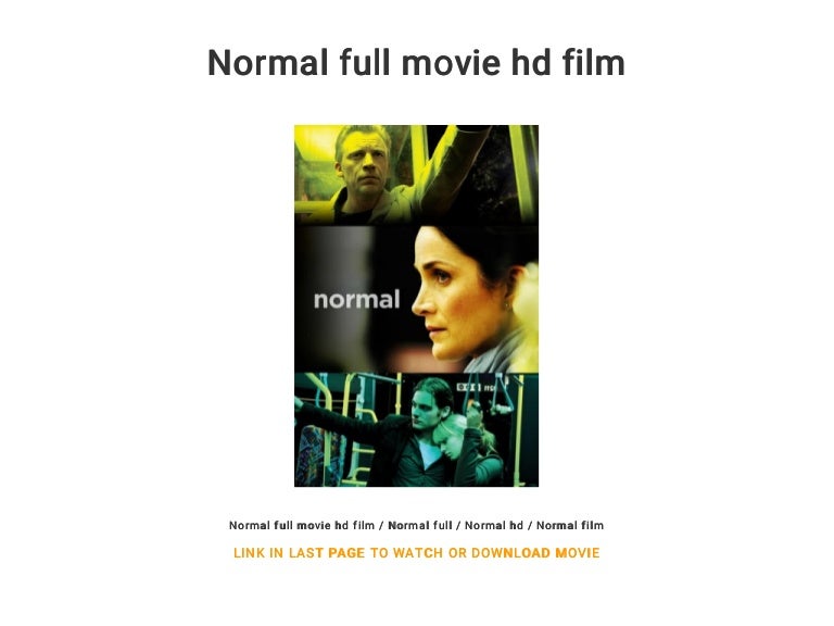 Normal full movie hd film