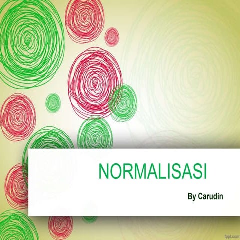 Normalisasi