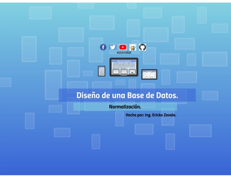 Normalización de una Base de Datos.