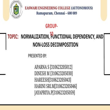 normalization .pptx types and the examples