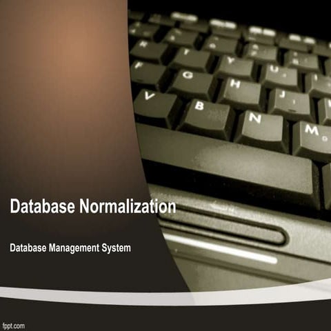 ORACLE: Normalization student 