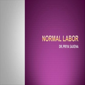 Normal labor