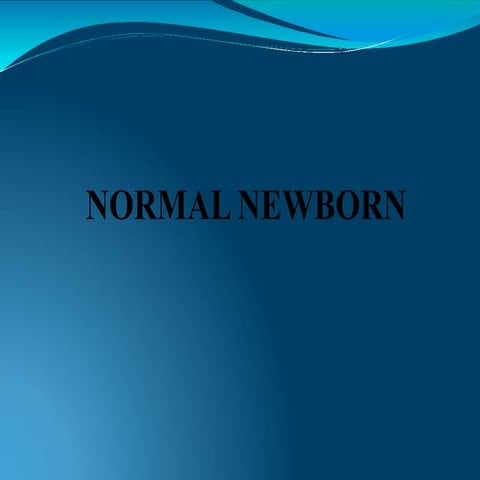 normal newborn.pptx