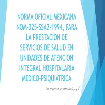 NOM-025-SSA2-2014 para la prestacion de servicios integral medico