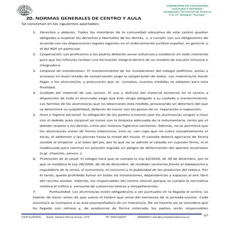 Normas generales-centro-aula
