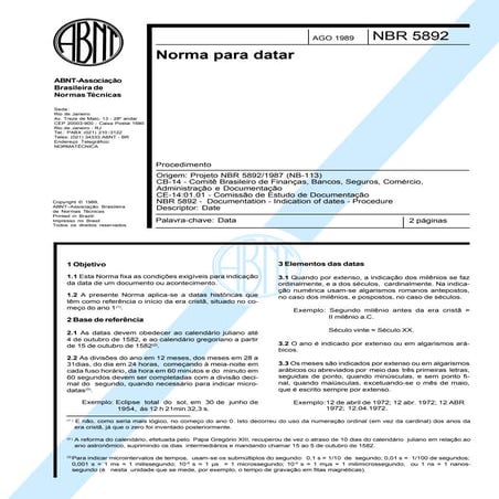 Norma ABNT 5892 | PDF