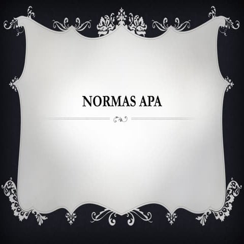 Normas apa
