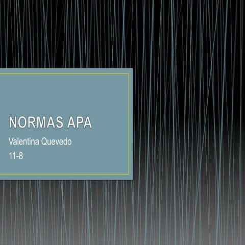 Normas apa