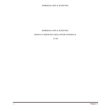 Normas apa e icontec PAP
