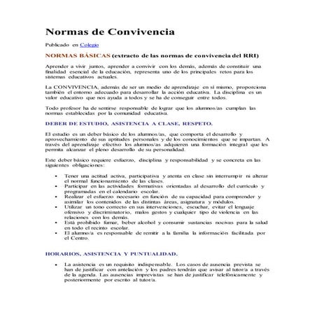 Normas de convivenci112