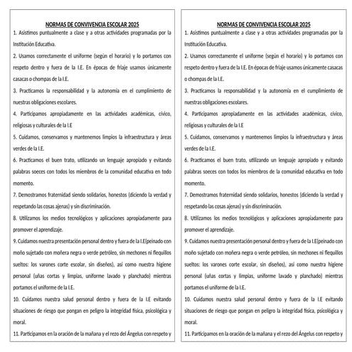 PATRON NORMAS DE CONVIVENCIA DEL COLEGIO