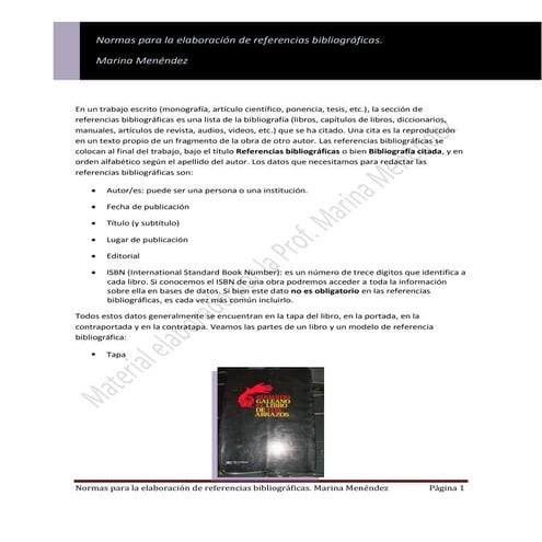 Referencias bibliográficas