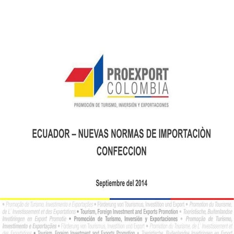 Normas etiquetado calidad confeccion ecuador 2014