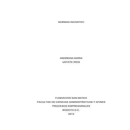 Normas icontec | PDF