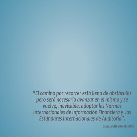 Normas internacionales de contabilidad DHS Total Advanced