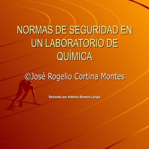 Normas de Seguridad en un Laboratorio de Química