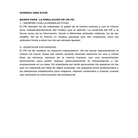 Normas  U B Is  E C O Es  I E S  Grupo  Evaluación  Semfyc