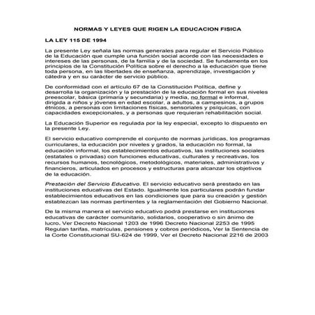 Estructura ley 115de 1994, ley general de la educación en colombia.pdf