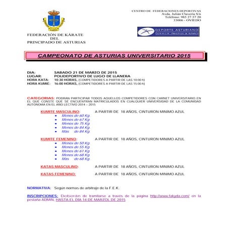 Normativa cpto de asturias universitario 2015