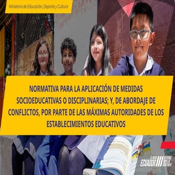 NORMATIVA PARA LA APLICACIÓN DE MEDIDAS SOCIOEDUCATIVAS O ...