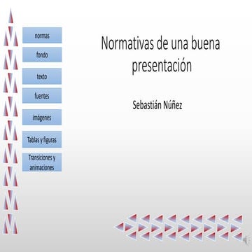 Normativas de una buena