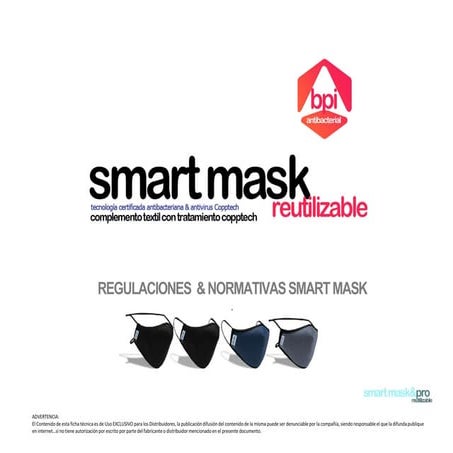 SMART MASK : Certificado UNE0065 y EUROPEO CWA | PDF