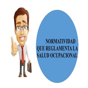 Normatividad que reglamenta la salud ocupacional