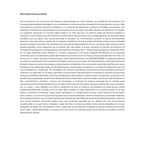 Normativismo jurídico 