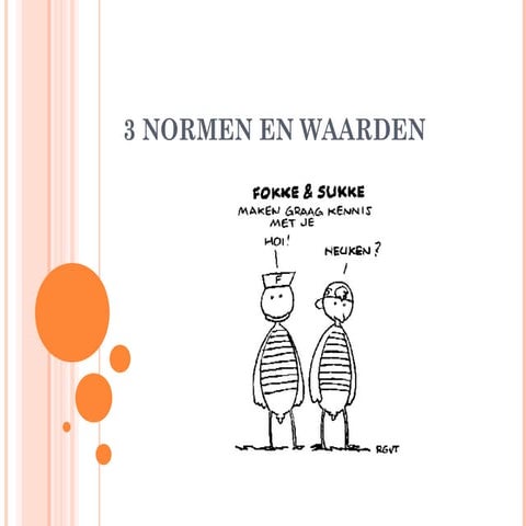 Normen en waarden maatschappijleer | PPT