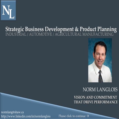 Norm Langlois Presentation | PPS