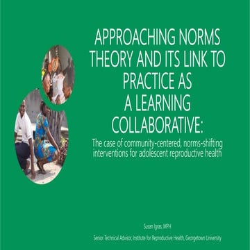 Presentation_Igras - Norms Shifting Interventions