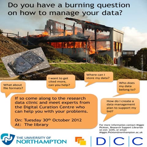 Northampton Data Clinic poster