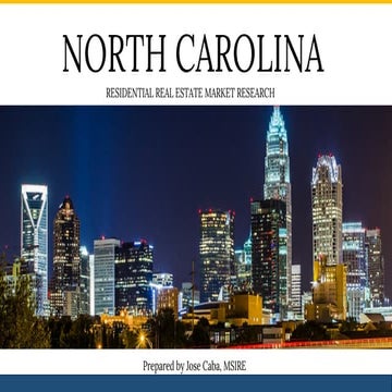 Real Estate Residential Market Research Study in North Carolina 