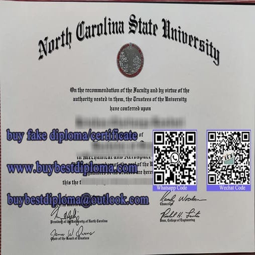 How can I apply for North Carolina State University diploma
