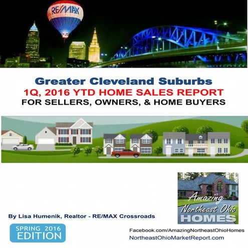 Northeast Ohio Home Sales Report -1Q, YTD 2016