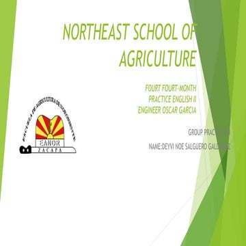 Northeast shool of agriculture